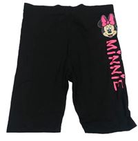 Černé elastické kraťasy s Minnie George
