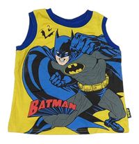 Žluto-modré tílko s Batmanem Mothercare
