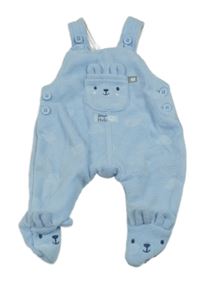 Světlemodré fleecové dupačky s čumákem George