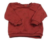 Vínová mikina s auty Matalan