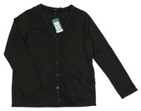 Nové - černý lehký propínací svetr New Look