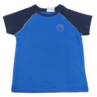Modro-tmavomodré sportovní tričko Topolino