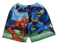 Modro-barevné kraťasy se Superhrdiny 