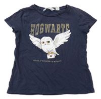 Tmavomodré tričko s Hedvikou - Harry Potter H&M