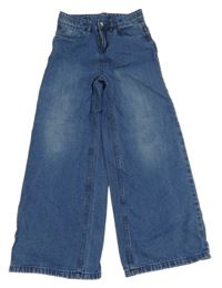 Tmavomodré široké rifle Y.F.K.