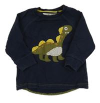 Tmavomodrá mikina s dinem Next