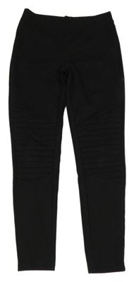 Černé tregíny se žebrováním Y.F.K.