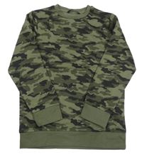 Khaki-černá amry mikina George