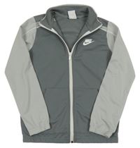 Šedá propínací thermo mikina Nike