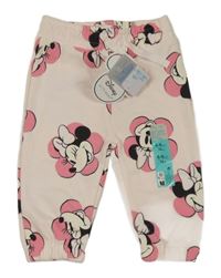 Nové - Světlerůžové tepláky s Minnie Primark