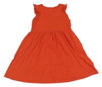 Červeno-bílé puntíkaté šaty H&M