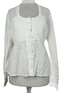 Dámská bílá peplum halenka Next 