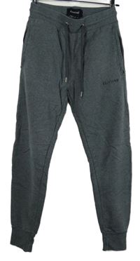 Pánské šedé cuff tepláky Firetrap 