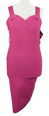 Nové - Dámské fuchsiové šaty 