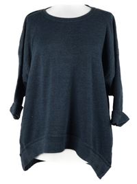 Dámská tmavomodrá mikinová tunika Janina 