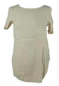 Dámská smetanová tečkovaná halenka H&M