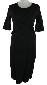 Dámské černé midi šaty Hobbs 