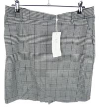 Nové - Dámská černo-bílá kostkovaná sukně LT Clothing 