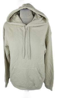 Pánská smetanová mikina s kapucí H&M