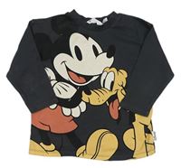 Tmavošedé triko s Mickey Mousem H&M