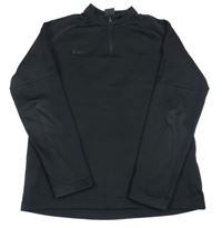 Černá sportovní funkční mikina Nike