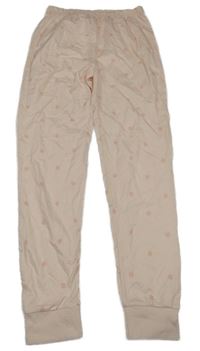 Světlerůžové tepláky s puntíky George