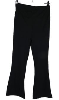 Dámské černé sportovní flare kalhoty Primark