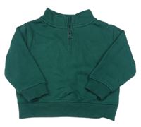 Smaragdová mikina PRIMARK