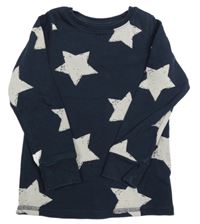 Tmavomodrá mikina s hvězdičkami Next