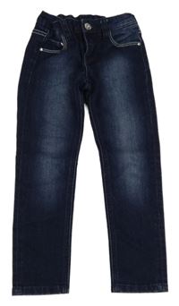 Tmavomodré třpytivé rifle 