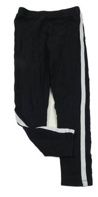 Černé legíny s pruhem M&Co.