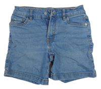 Modré riflové kraťasy 