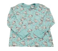 Světlemodré pyžamové triko s Hello Kitty C&A