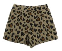 Béžové vlněné kraťasy se srdíčky Next