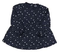 Tmavomodrá tunika se srdíčky a puntíky Topomini