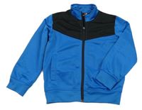 Safírovo-černá sportovní funkční propínací mikina Pro Touch 