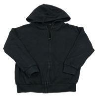 Černá propínací mikina s kapucí George 