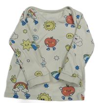 Smetanové triko s obrázky George 