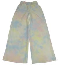 Barevné batikované culottes kalhoty H&M