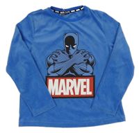 Modrá plyšová mikina s Batmanem Marvel