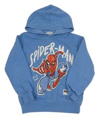 Světlemodrá mikina se Spider-manem a kapucí H&M