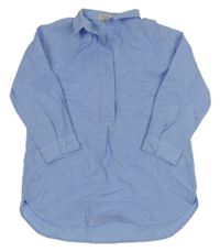 Modrá melírovaná tunika Zara