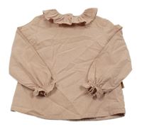 Pudrová halenka s límečkem Cocote