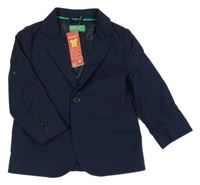Nové - tmavomodré sako Benetton