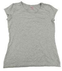 Šedé melírované tričko H&M