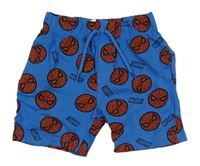 Modré teplákové kraťasy se Spidermanem Pep&Co