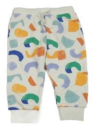 Smetanové tepláky s obrazci M&S