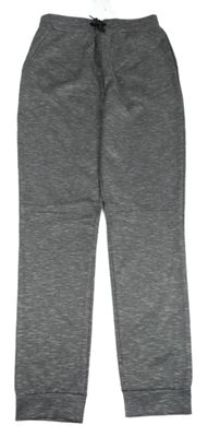 Nové - Tmavomodré melírované tepláky Primark