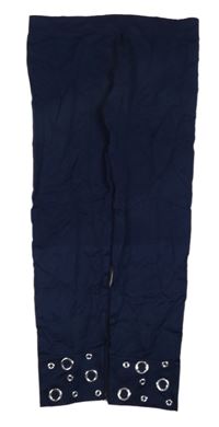 Tmavomodré legíny s cvočky