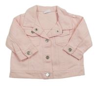 Růžová riflová bunda Fatface